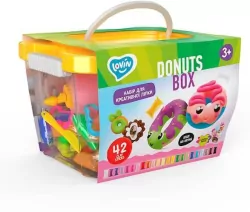 Ciastolina. Zestaw kreatywności Donuts box