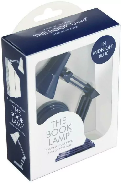 The Book Lamp Lampka do książki niebieska - tantis.pl