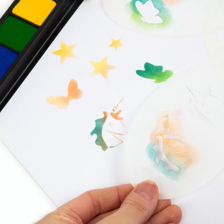 Stempelki cieniujące z szablonami KIDEA - tantis.pl