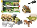 Mini farma traktor z przyczepą do skręcania - tantis.pl
