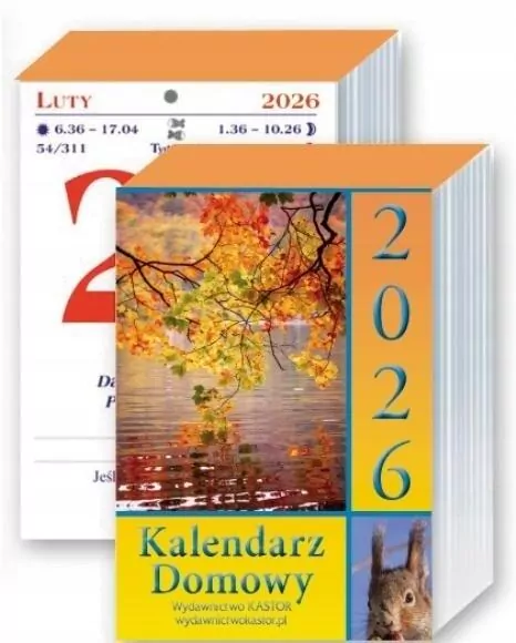 Kalendarz 2026 zdzierak domowy - tantis.pl