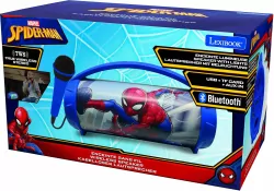 Głośnik z mikrofonem Boombox Spider Man Lexibook BTP585SPZ