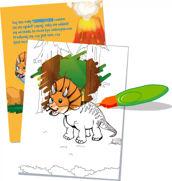 Lubię Dinozaury. Wodne kolorowanie. Cz.4 - tantis.pl