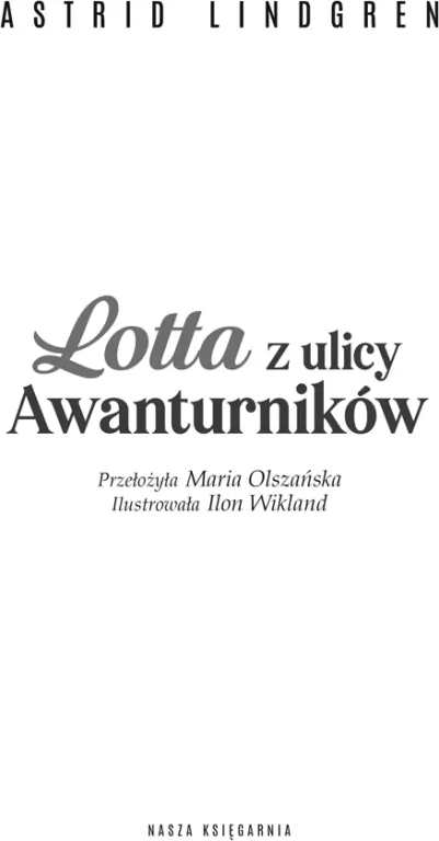 Lotta z ulicy Awanturników - tantis.pl