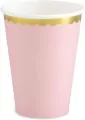 Kubeczki jasnoróżowe 220ml 6szt - tantis.pl