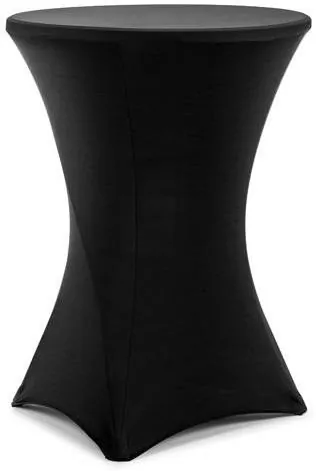 Pokrowiec na stół koktajlowy 80x110cm czarny - tantis.pl