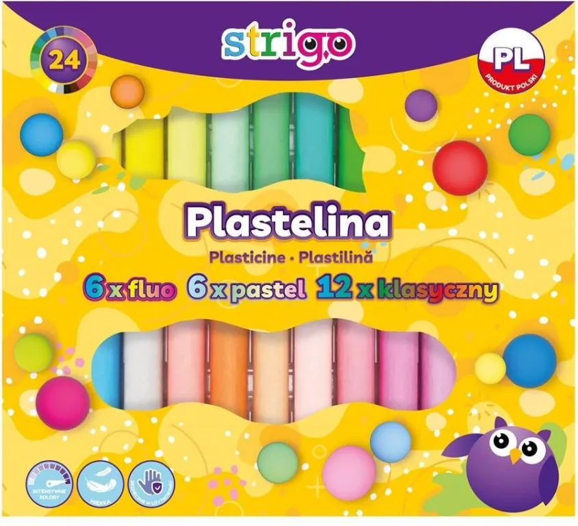 Plastelina 24 kolory - tantis.pl