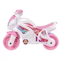 Motocykl  biało-różowy - tantis.pl
