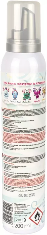 Tubi Pianka - Biała Ala 200 ml - tantis.pl