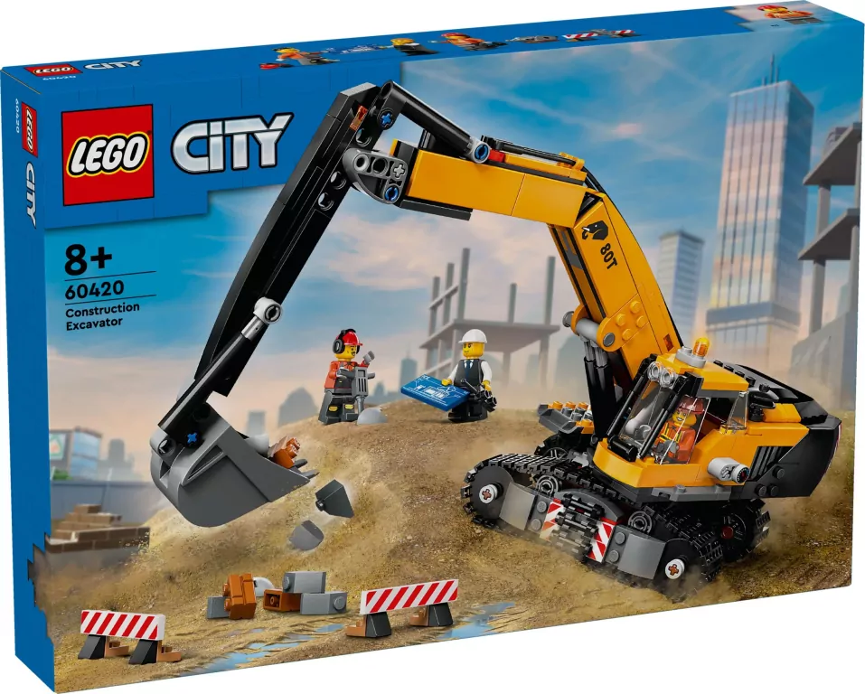 LEGO® City. Żółta koparka 60420 - tantis.pl