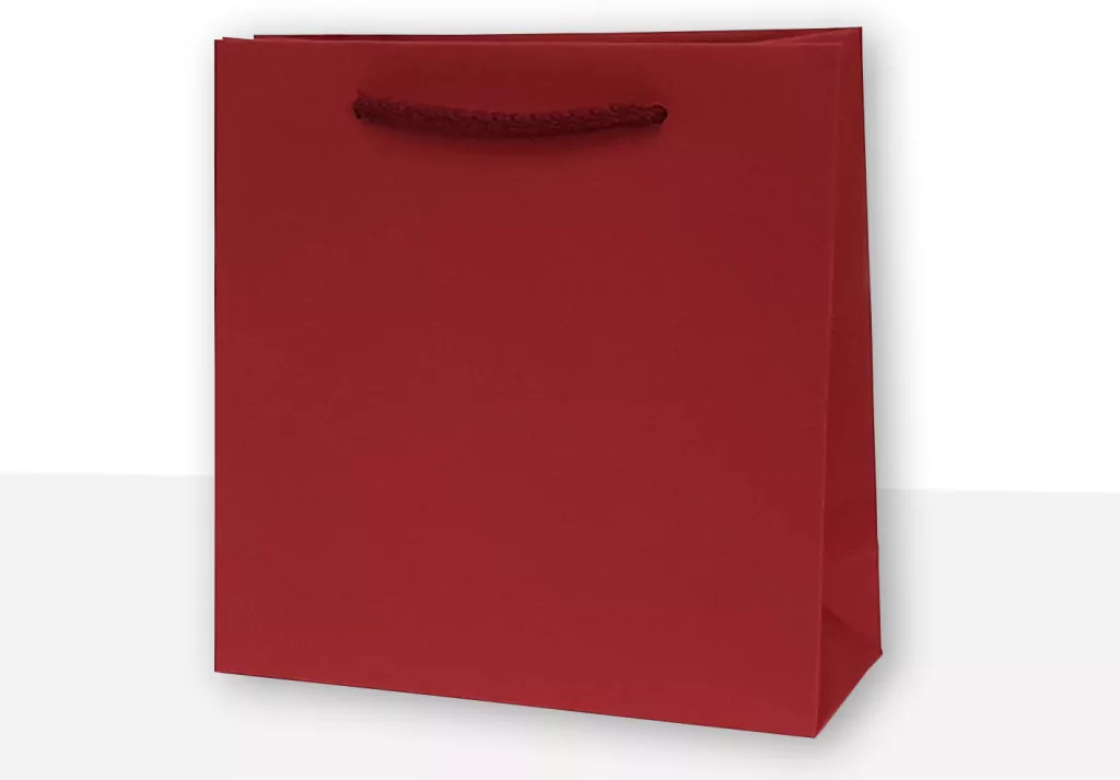 Torebki prezentowe jednobarwna CD bordo 10 sztuk - tantis.pl