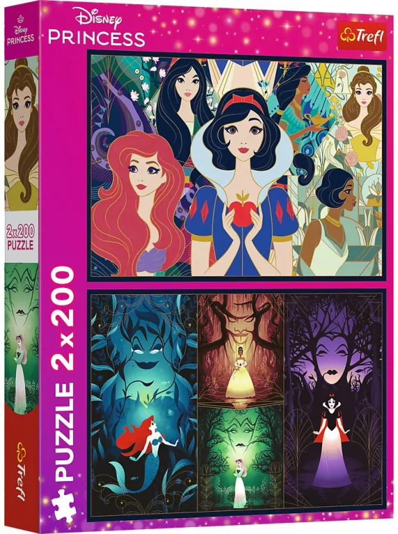 Puzzle 2x200. Czarujące księżniczki. 13317 - tantis.pl