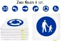 Poduszki Znaki Drogowe 3cm 6szt - tantis.pl