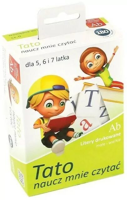Tato naucz mnie czytać. Literki drukowane - tantis.pl