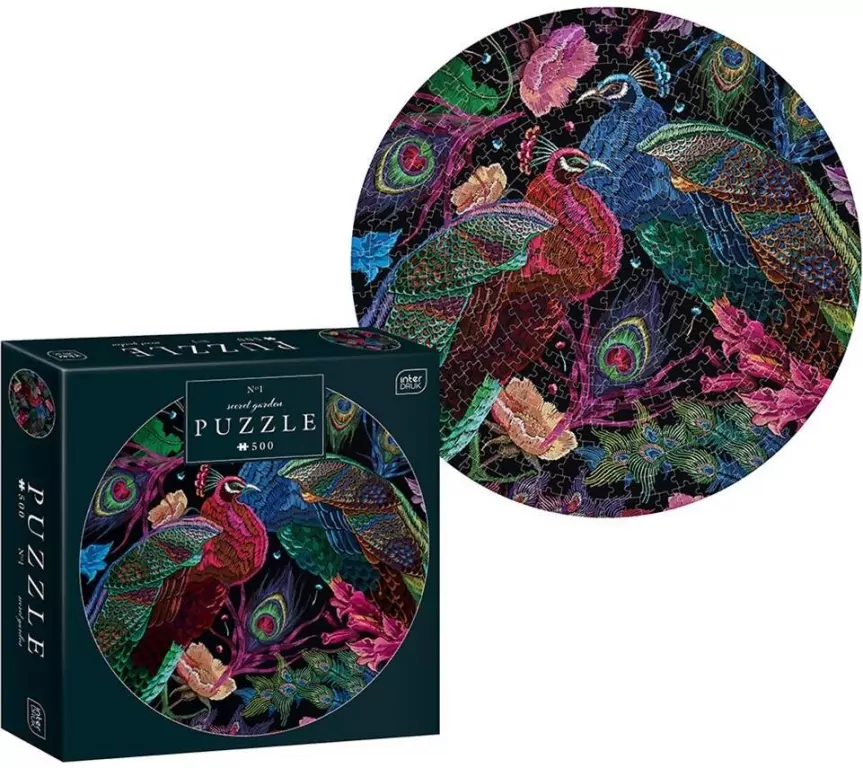 Puzzle 500 Round. Secret Garden - tantis.pl