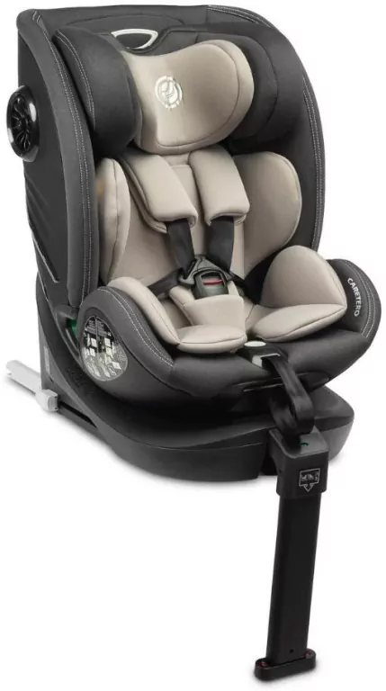 Caratero Fotelik Fortis I-Size szary (40-150cm) - tantis.pl