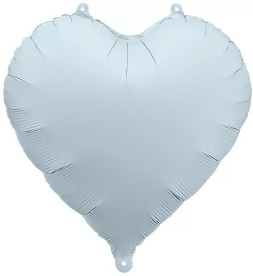 Balon foliowy Serce 45cm mglisty niebieski - tantis.pl
