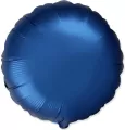 Balon foliowy Okrągły satynowy Navy Blue 45cm - tantis.pl