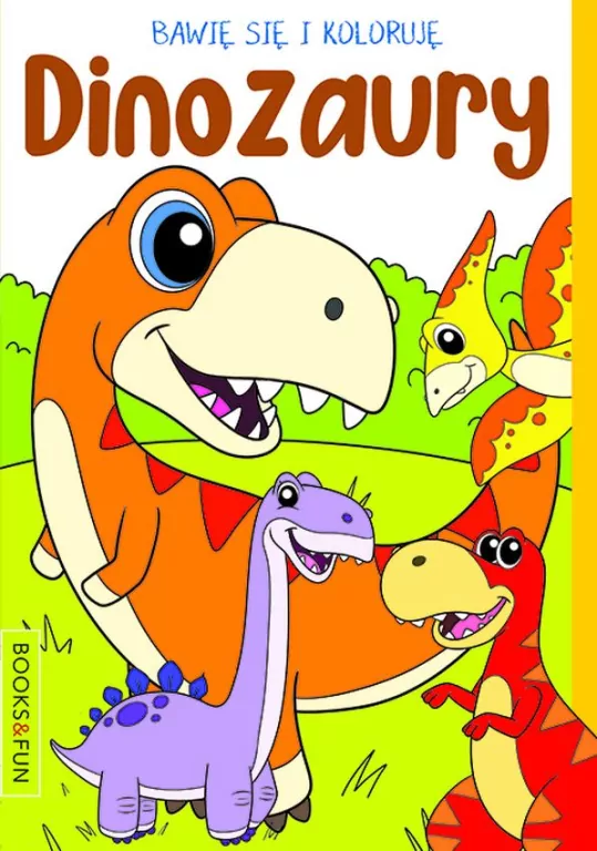 Dinozaury. Bawię się i koloruję - tantis.pl