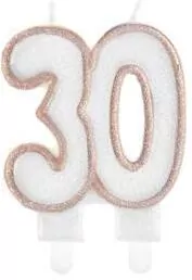 Świeczka jubileuszowa 30 - tantis.pl