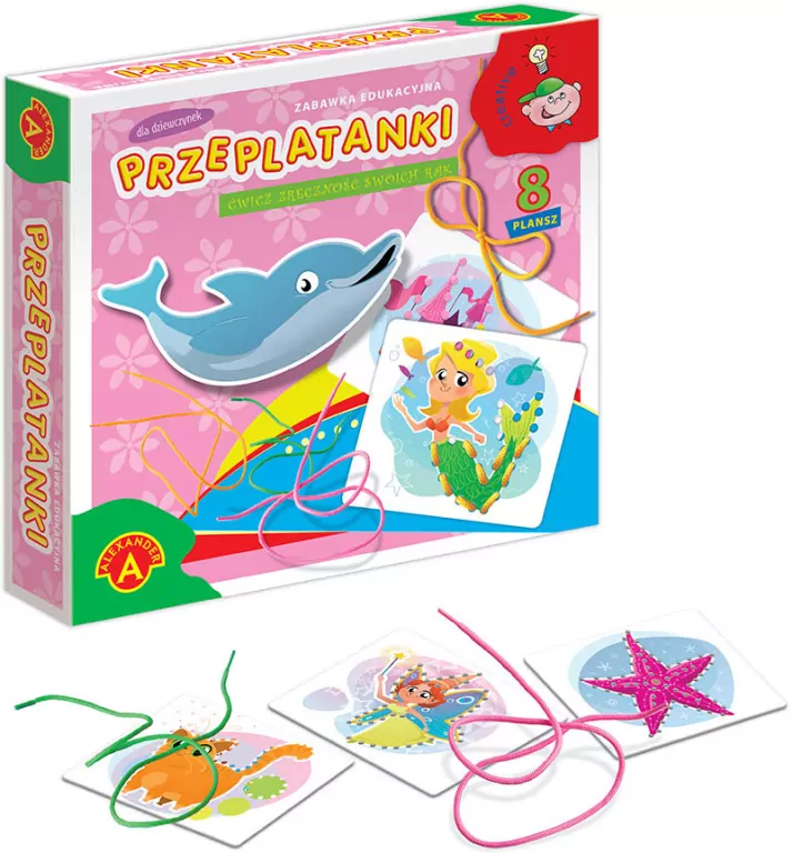 Przeplatanki dla dziewczynek. 8 plansz - tantis.pl