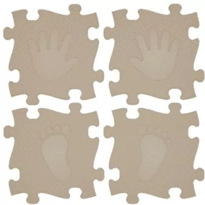 Mata podłogowa sensoryczna 16 el. Magic Set Beż