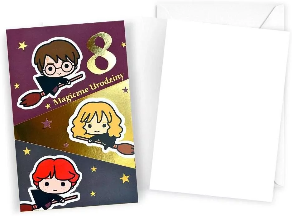 Karnet urodziny Harry Potter - tantis.pl