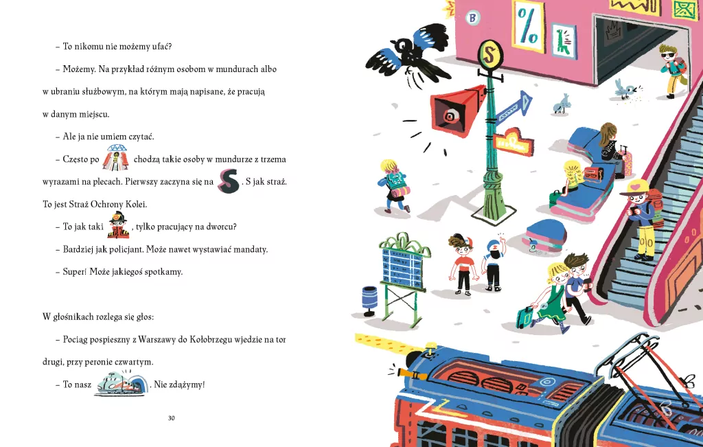 Jano i Wito uczą mówić S. Ekspres na stacji - tantis.pl