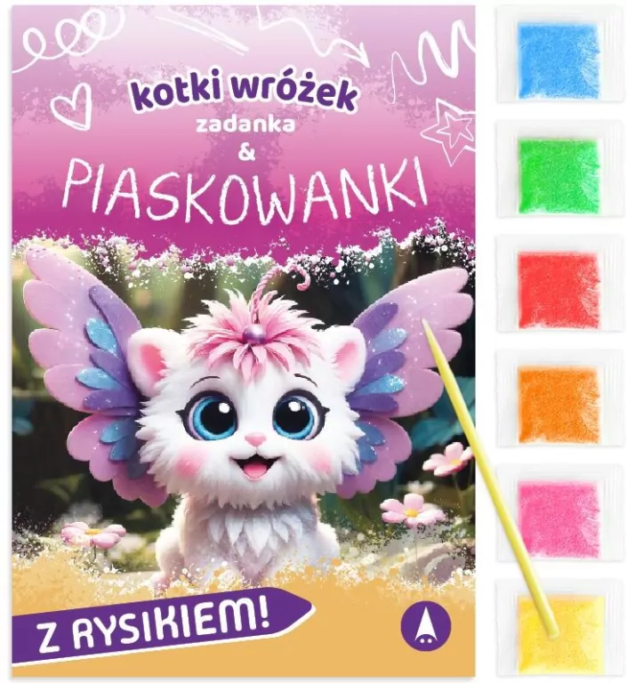 Zadanka & piaskowanki. Kotki wróżek - tantis.pl