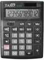 Kalkulator Taxo 12- pozycyjny. Czarny - tantis.pl