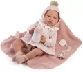 Lalka hiszpańska Lua z kocykiem i butelką 42cm - tantis.pl