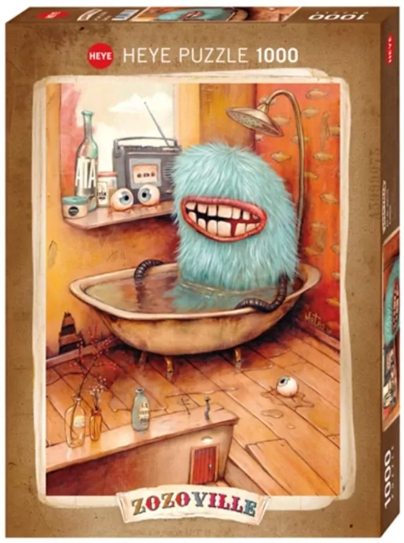 Puzzle 1000 W wannie, Zozoville - tantis.pl