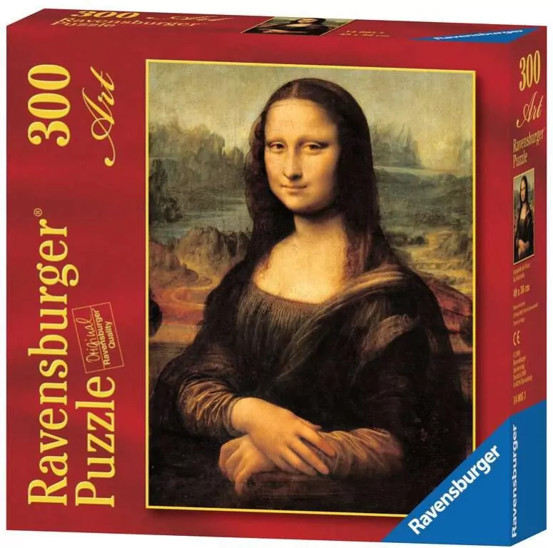 Puzzle 300 Kolekcja Art  Leonardo. Mona Lisa - tantis.pl