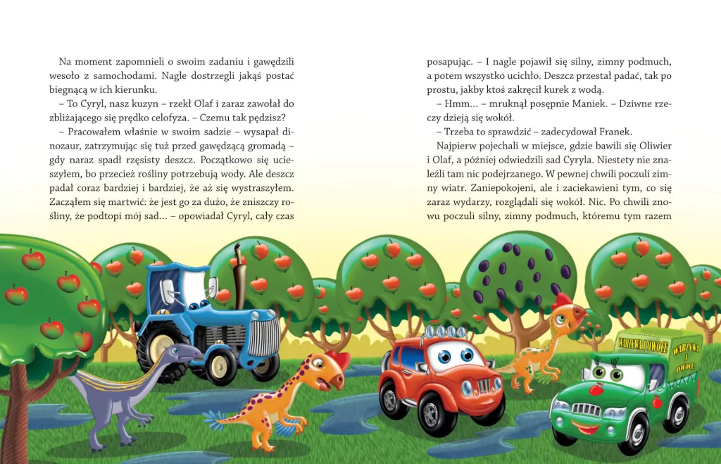 Opowieści na dobranoc. Kraina dinozaurów. Samochodzik Franek - tantis.pl