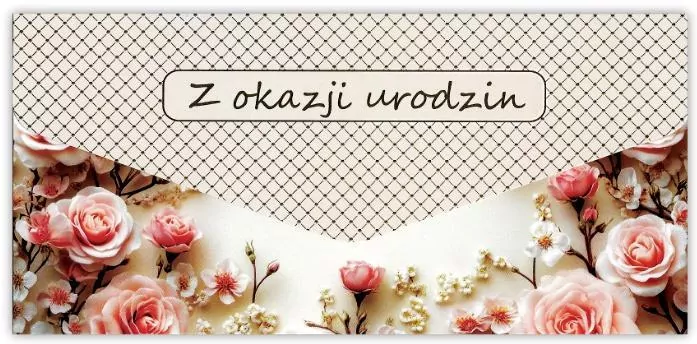 Karnet-koperta W dniu urodzin - tantis.pl