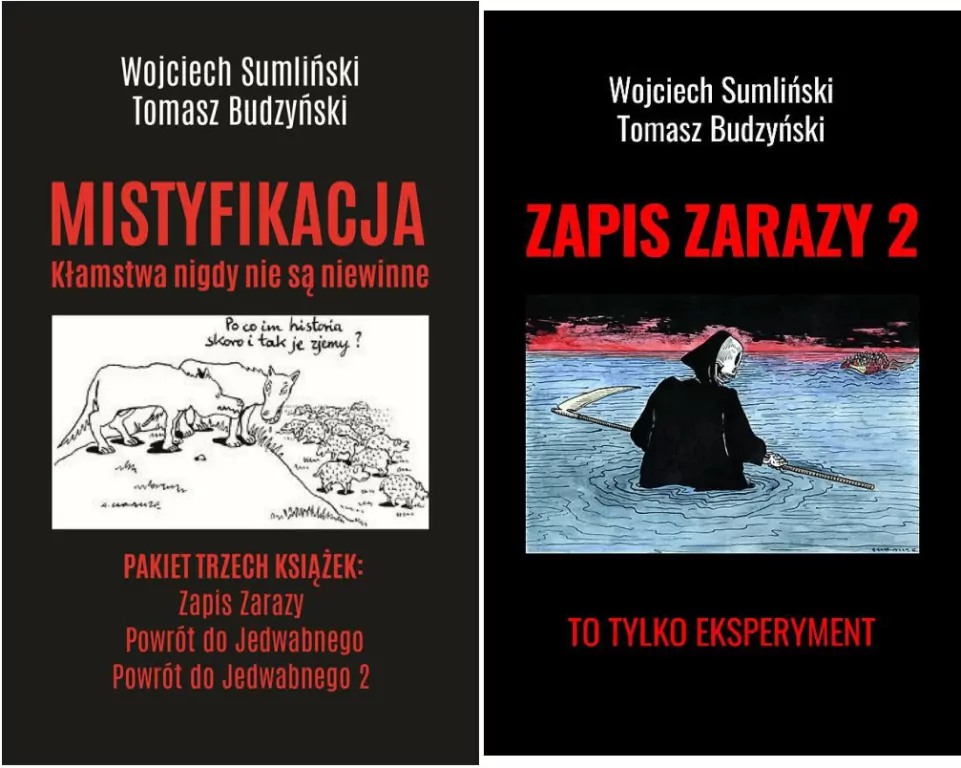 Pakiet: Zapis zarazy / Zapis zarazy 2. To tylko eksperyment / Powrót do Jedwabnego / Powrót do Jedwabnego 2 - tantis.pl