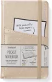 Bookaroo Notatnik Journal Pocket A6. Złoty - tantis.pl