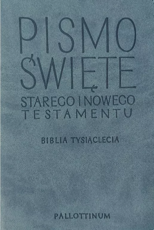 Biblia Tysiąclecia - oazowa, ekoskóra - tantis.pl