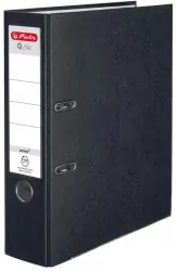 Segregator A4 8cm PP czarny Q file