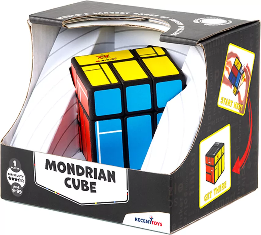 Mondrian Cube - łamigłówka Recent Toys - poziom 3 - tantis.pl