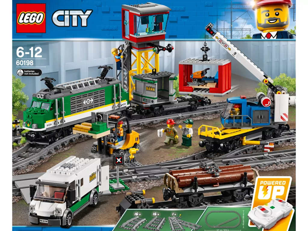 LEGO® City. Pociąg towarowy. 60198 - tantis.pl
