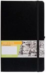 Notes A6 Kratka Romantyzm Czarny ANTRA - tantis.pl