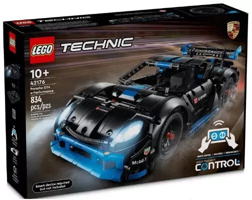 LEGO® Technic. Samochód wyścigowy Porsche GT4 e-Performance 42176 - tantis.pl
