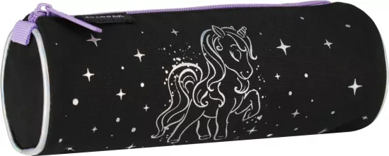 Piórniki - Piórnik tuba 1 zamek Unicorn holo