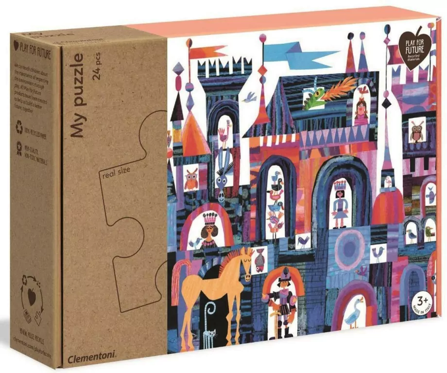 Clementoni. Moje Puzzle. Zamek - tantis.pl