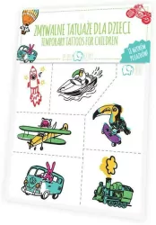 Zmywalne tatuaże dla dzieci - Pojazdy