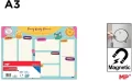 Planer tygodniowy magnetyczny A3 MP - tantis.pl