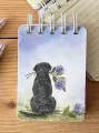 Kołonotes A7 SSN39 Labrador z kwiatami - tantis.pl