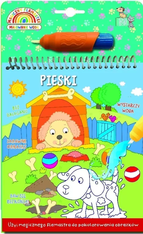 Malowanka z pisakiem wodnym - Pieski - tantis.pl