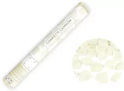 Tuba z płatkami róż krem 40cm